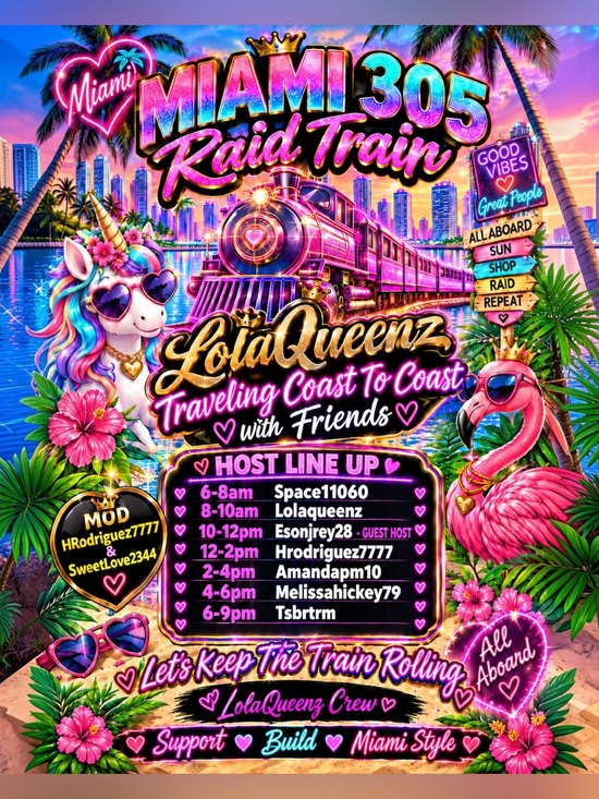 Other - 🎉 💃🏻🙌🏼 Miami 305 Raid Train 🚂💃🏻🎉